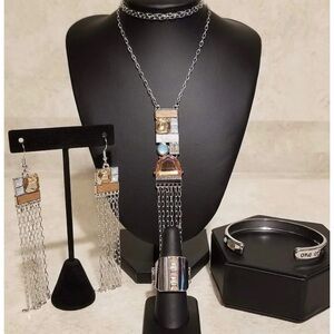 Natural Gems Jewelry Set